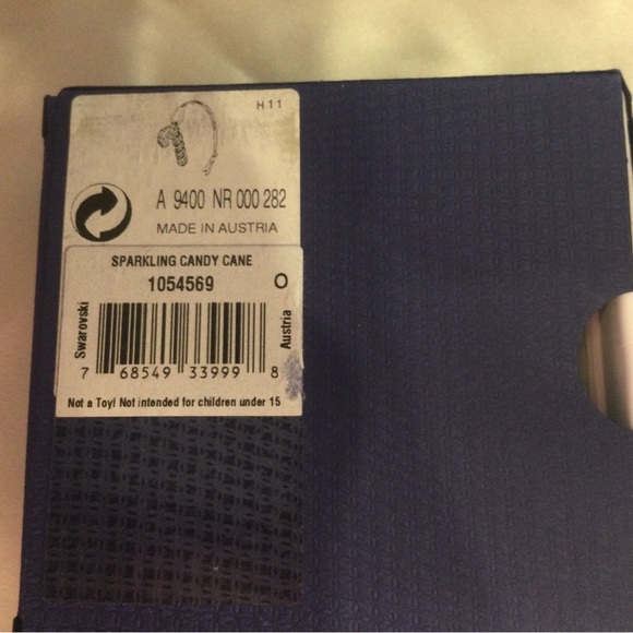 Swarovski Sparkling Candy Cane Ornament - Picture 5 of 5